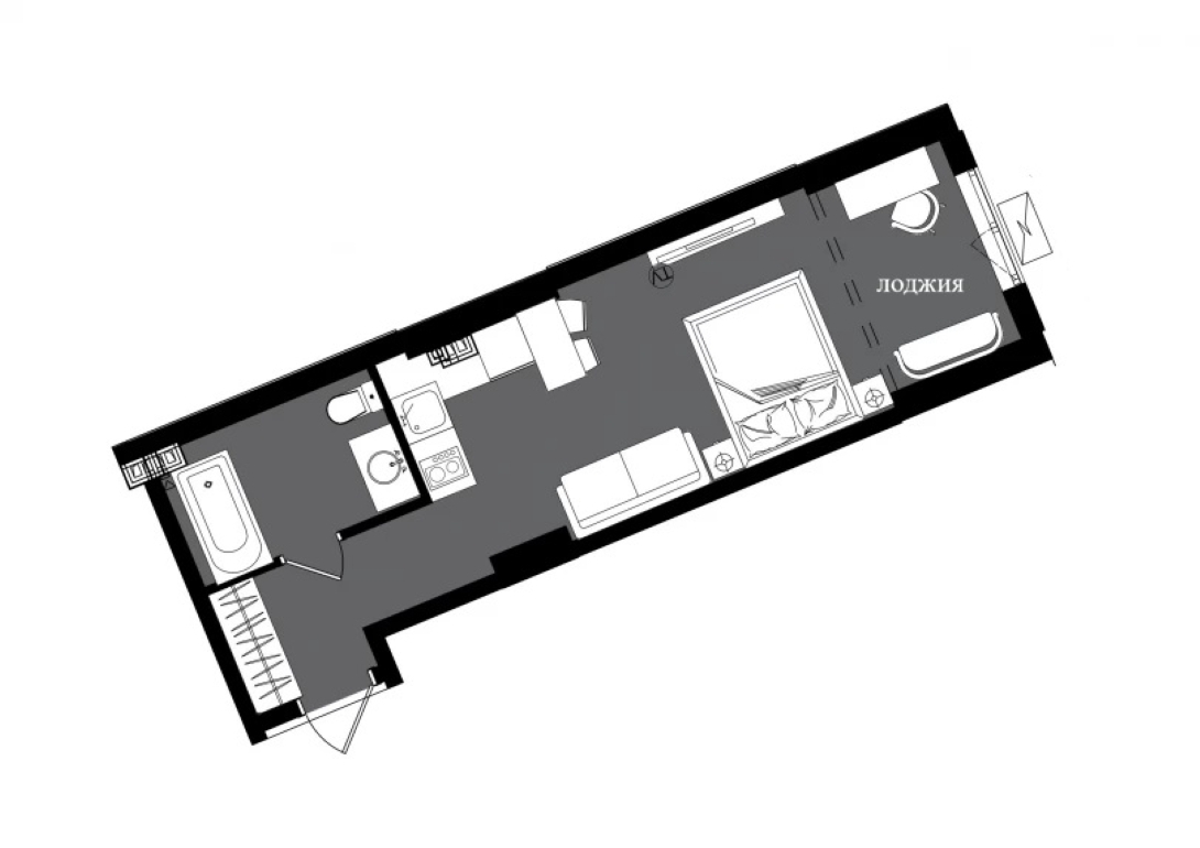 продажа однокомнатной квартиры номер A-174774 в Киевском районе, фото номер 6